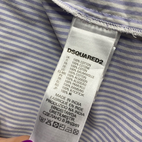 DSquared striped shirt - kids or women - Picture 4 of 4